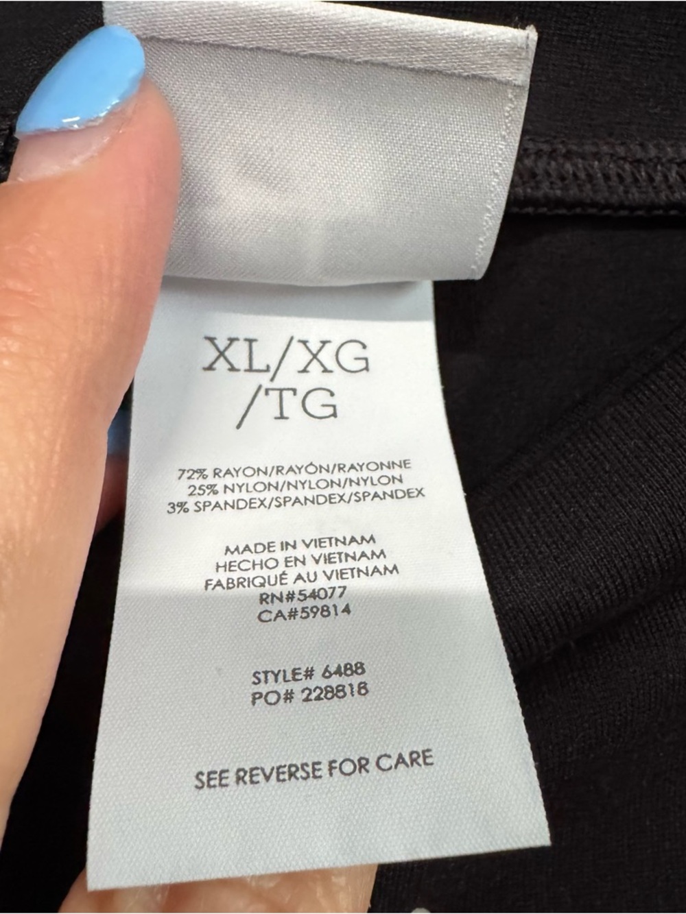 Cabi Cheeky Pant black cropped pull on pockets - Picture 6 of 10